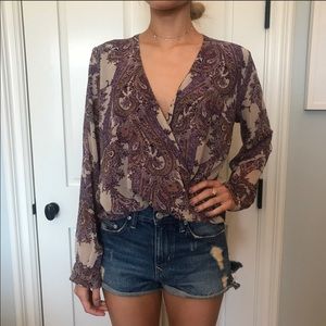 Paisley Blu Moon top. Like new! Size Small